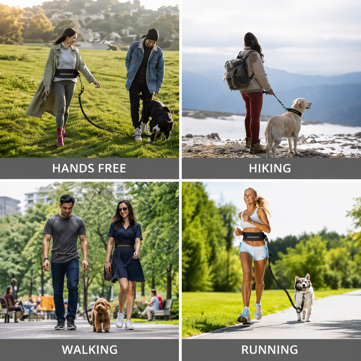 ZenStride Hands-Free Bungee Leash