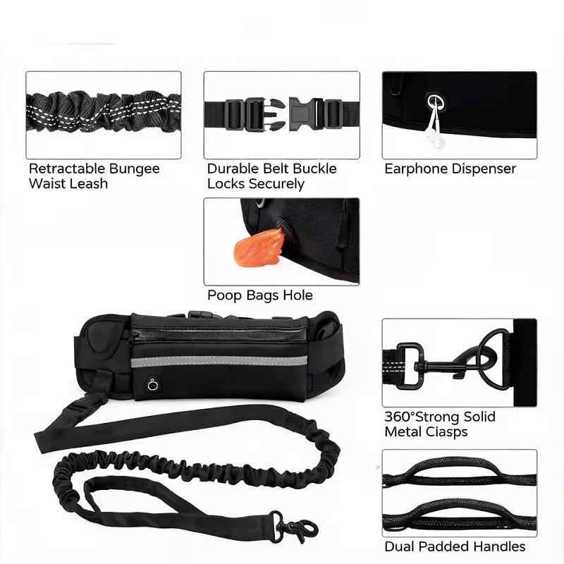 ZenStride™ Hands-Free Bungee Leash